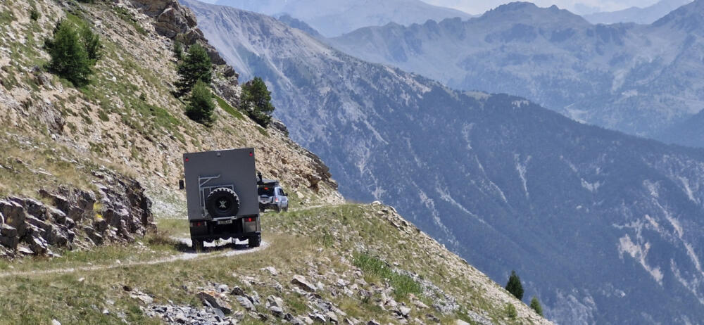 Offroad-Woche Westalpen für 4x4 Camper, Pick-up mit Kabine und kompakte 4x4 LKW